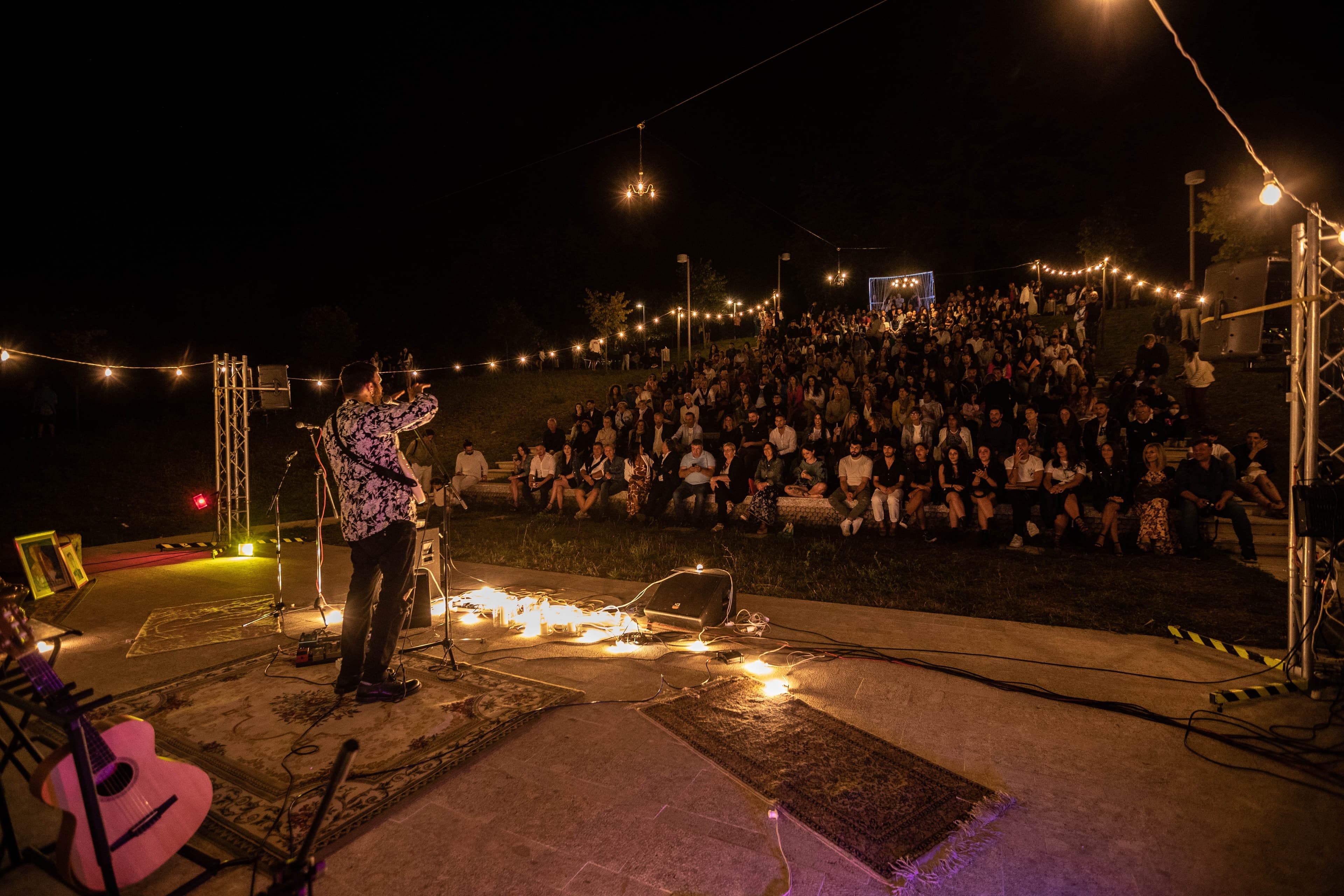 Il pubblico di Parco Castello durante la serata 2022