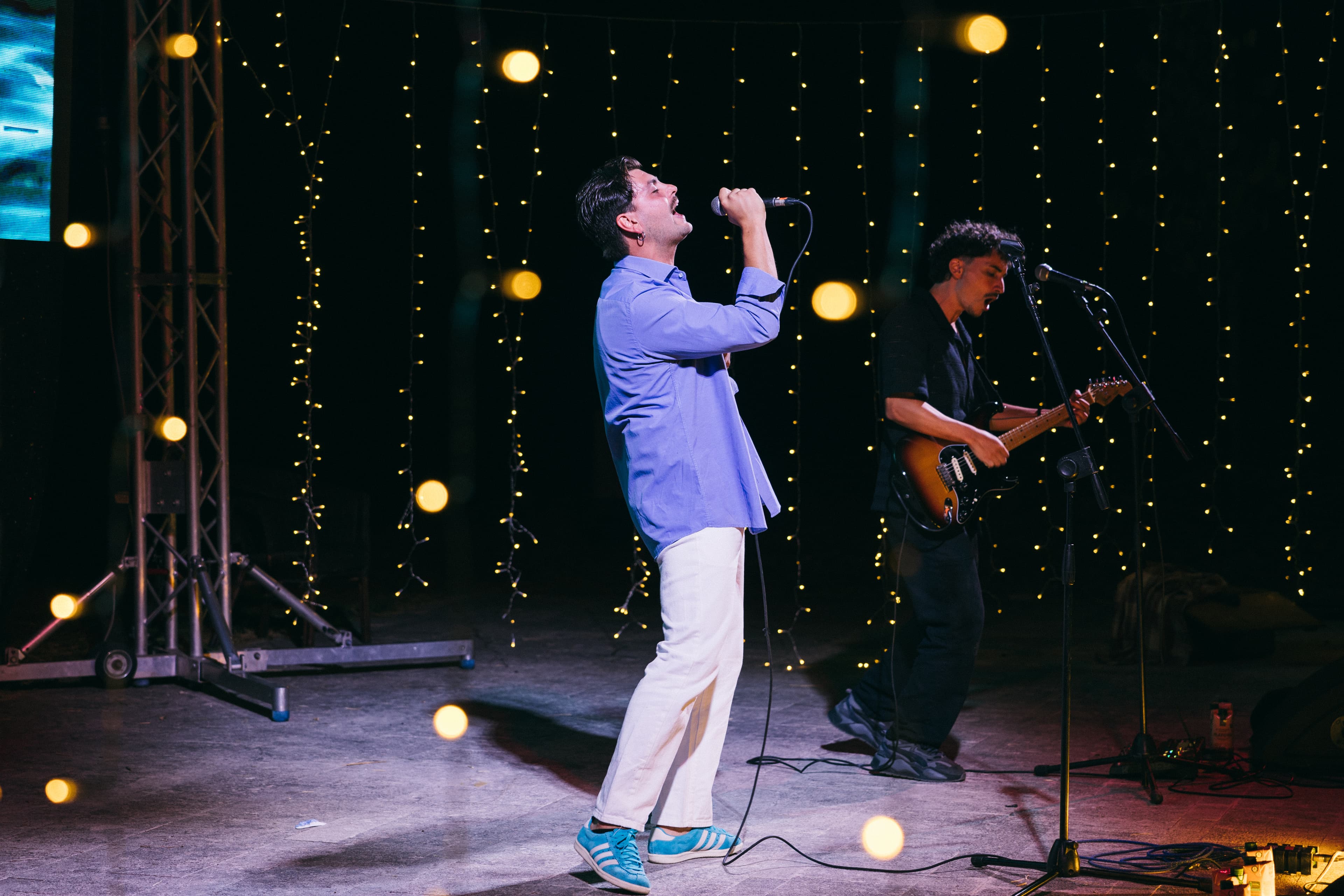 I Viito sul palco con il pubblico