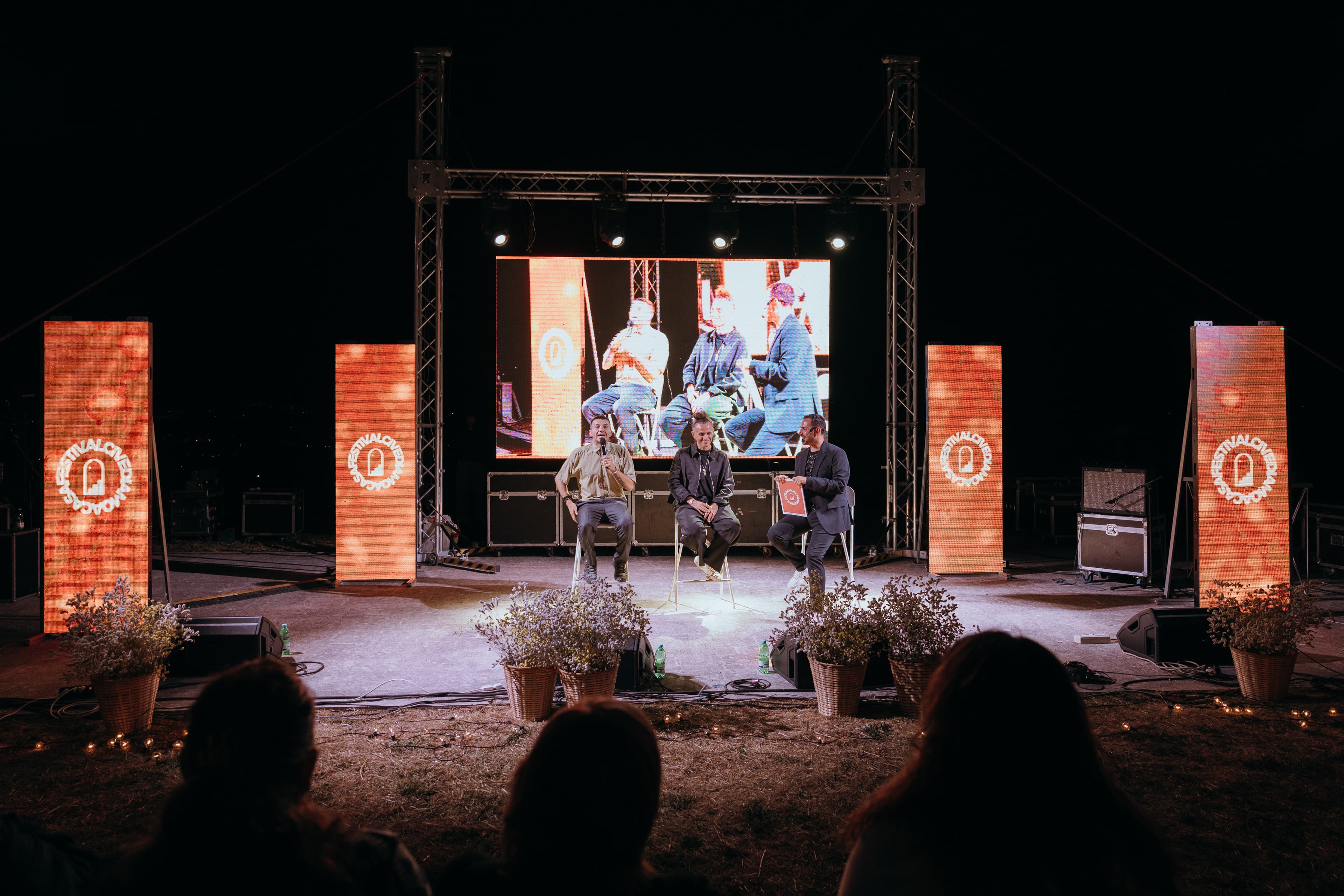 Conversazione sul palco con Diego Passoni e Ghemon